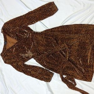 J Crew Velvet Wrap Dress